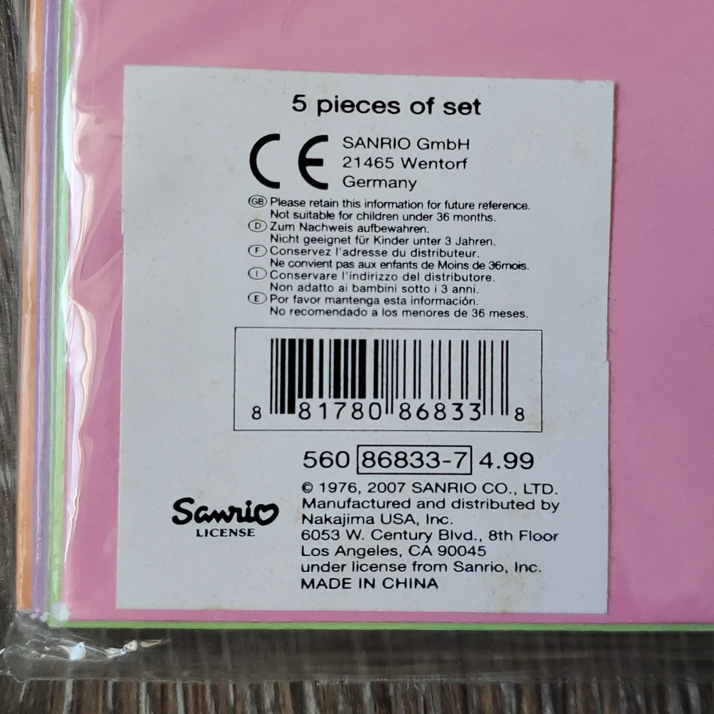 Sanrio vintage nos